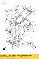 Aquí puede pedir quedarse 2 de Yamaha , con el número de pieza 34B283570000: