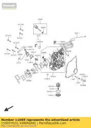 Qui puoi ordinare tappo, filtro olio sc300aef da Kawasaki , con numero parte 11065Y023: