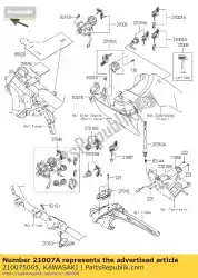 Qui puoi ordinare rotore, serratura laterale vn1700c9f da Kawasaki , con numero parte 210075065: