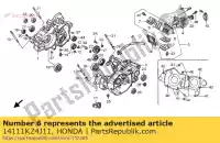 14111KZ4J11, Honda, solo valvola lamellare honda cr 125 1999 2000, Nuovo