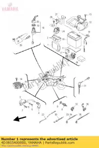 yamaha 4D3855400000 c.d.i. unidad de montaje - Lado inferior