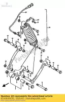 6210020C02, Suzuki, Absorber assy suzuki gsxr  w gsx f sp r gsx750f 750 , New