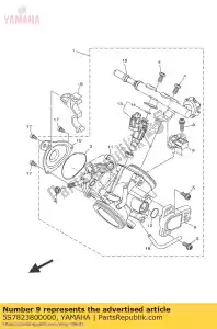 yamaha 5S7823800000 sensor de pressão - Lado inferior