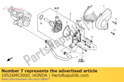 slang b, water van Honda, met onderdeel nummer 19526MCJ000, bestel je hier online: