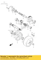 2122020E01, Suzuki, obudowa com clu suzuki uh burgman  uh125 125 , Nowy