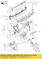 230250052, Kawasaki, lamp-tail vn1700c9f kawasaki vn vulcan 1700 2009 2010 2011 2012 2013 2014 2015 2016, Nouveau