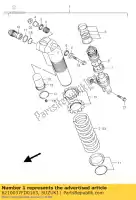 6210037FD0163, Suzuki, Absorber assy,r suzuki rmz  rm rm250 250 , New