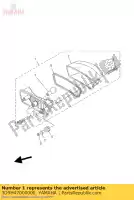 3D9H47000000, Yamaha, fanale posteriore assy yamaha ybr 125 2007 2009, Nuovo