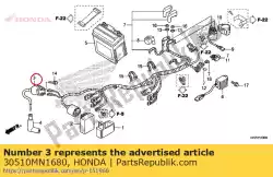 Qui puoi ordinare bobina, accensione da Honda , con numero parte 30510MN1680: