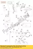 61011070000, KTM, Interruptor de luz 05 ktm duke rc rc8 rc8r super duke supermoto 690 950 990 1190 1200 2005 2006 2007 2008 2009 2010 2011 2012 2013 2014 2015 2016, Nuevo