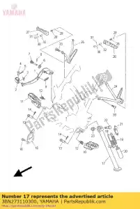 yamaha 3BN273110300 de pie, de lado - Lado inferior