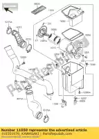 110501979, Kawasaki, soporte klf300-b1 kawasaki klf 300 2000 2001 2002 2003 2004 2005 2006, Nuevo