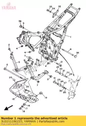 Qui puoi ordinare frame comp. (3ld2) da Yamaha , con numero parte 3LD211100233: