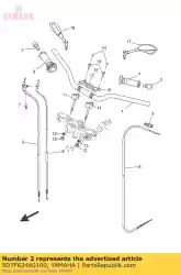 eindgreep van Yamaha, met onderdeel nummer 5D7F62460100, bestel je hier online: