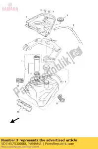 yamaha 5D7H57530000 junta, unidade remetente - Lado inferior