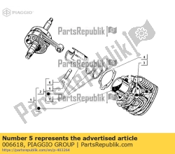 Aprilia 006618, Circlip d18, OEM: Aprilia 006618