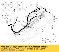 Ici, vous pouvez commander le bouchons ressort auprès de Piaggio Group , avec le numéro de pièce 641599: