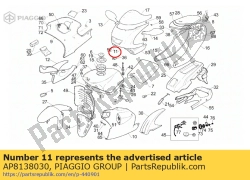 Aprilia AP8138030, Cowling, OEM: Aprilia AP8138030