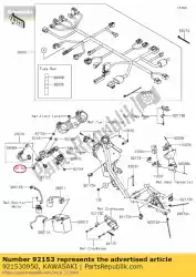 Here you can order the bolt,flanged,6x22 kx125m6f from Kawasaki, with part number 921530950: