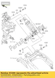 Tutaj możesz zamówić podk? Adka er650c9f od Kawasaki , z numerem części 922000484: