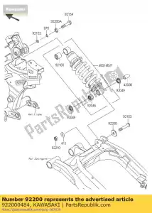 kawasaki 922000484 podk?adka er650c9f - Dół