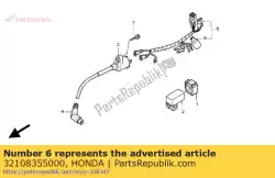 deksel, connector van Honda, met onderdeel nummer 32108355000, bestel je hier online: