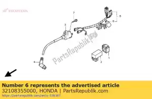 honda 32108355000 deksel, connector - Onderkant