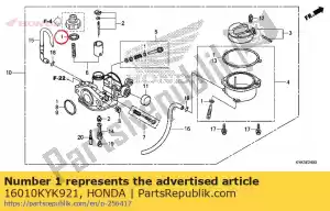 Honda 16010KYK921 pakkingset - Onderkant