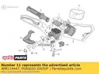 AP8114447, Piaggio Group, Ritorno della trasmissione del gas aprilia  atlantic scarabeo 500 2001 2002 2003 2004 2005 2006, Nuovo