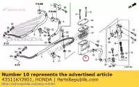 43511KYJ901, Honda, no description available at the moment honda  cbr 250 300 2011 2013 2017 2018, New