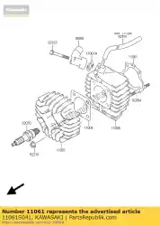 Ici, vous pouvez commander le joint, cylindre ksf50-a1 auprès de Kawasaki , avec le numéro de pièce 11061S041: