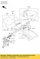 Here you can order the bracket-seat,fr vn2000-a1h from Kawasaki, with part number 320460034: