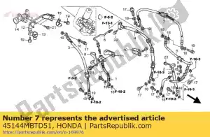 honda 45144MBTD51 tuyau b, fr. joint d'unité abs - La partie au fond