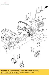 Aqui você pode pedir o lâmpada em Suzuki , com o número da peça 3571034310: