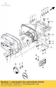 suzuki 3571034310 lâmpada - Lado inferior