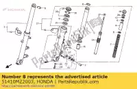 51410MZ2003, Honda, pipe comp., fr. vork honda cbr  f cbr1000f 1000 , Nieuw