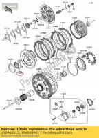 130480015, Kawasaki, amortiguador de leva zg1400a8f kawasaki  gtr tr vn zrx 1200 1400 1500 1600 1998 1999 2000 2001 2002 2003 2004 2005 2006 2007 2008 2009 2010 2011 2012 2013 2014 2015 2016 2017, Nuevo