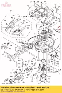 yamaha BS7F414E00 zegel 2 - Onderkant