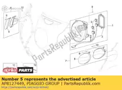 Tutaj możesz zamówić prawy kierunkowskaz f. Soczewka od Piaggio Group , z numerem części AP8127449: