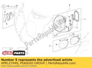 Piaggio Group AP8127449 prawy kierunkowskaz f. soczewka - Dół