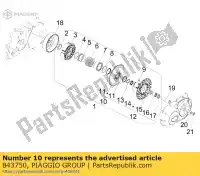 843750, Piaggio Group, driven mobile half-pulley aprilia gilera  gp mana na srv zapm55103, zd4m55104, zapm55104 zd4rc000, zd4rca00, zd4rc001, zd4rcc00 zd4rcb00, zd4rcc01, zd4rce00 800 850 2007 2008 2009 2010 2011 2012 2016 2017 2018 2019, New