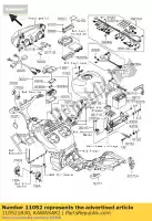 110521830, Kawasaki, suporte, fusível kawasaki zx12r ninja b zx 12r 1200 , Novo