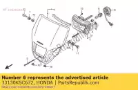 33130KSC672, Honda, zócalo comp., faro honda crf  x r crf250x 250 , Nuevo