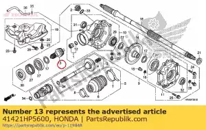 Honda 41421HP5600 versnelling, rr. rondsel (20t) - Onderkant