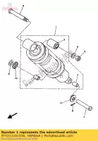 5FY222101036, Yamaha, schokdemper achter yamaha tw 200 1989, Nieuw