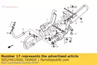 50524422000, Honda, goma, tope del soporte principal honda cb nt xl cbf ntv xlv 750 650 1000 7502, Nuevo