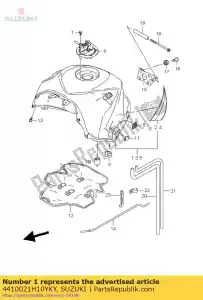 Suzuki 4410021H10YKY serbatoio completo, carburante - Il fondo