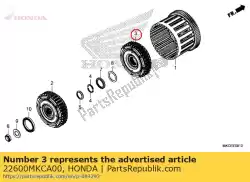 Aqui você pode pedir o embreagem 2 assy em Honda , com o número da peça 22600MKCA00: