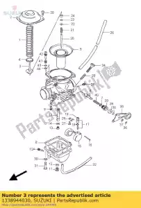 suzuki 1338944030 titular, guía - Lado inferior