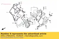 64511MBG000, Honda, stay, fr. side cowl rr. honda vfr 800 1998 1999 2000 2001, New